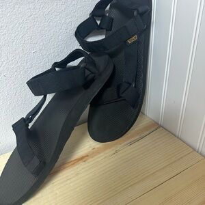 Teva Women's Black Sport-Strap Comfort Sandals